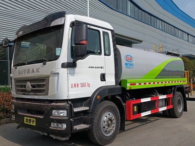 单桥重汽·汕德卡G5-M洒水车 14方绿化喷洒车 市政环卫采购车辆